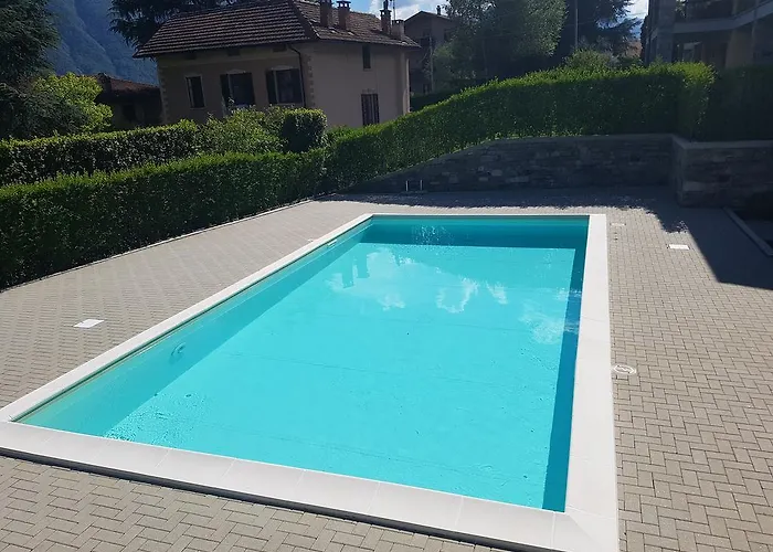 Lägenhet Casa Lella With Pool And Garden Lenno
